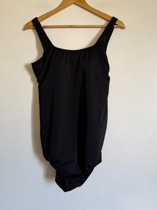 Lands' End Other - Lands’ End Black Classic Neutral Beach Padded One Piece Swimsuit size 16 EUC